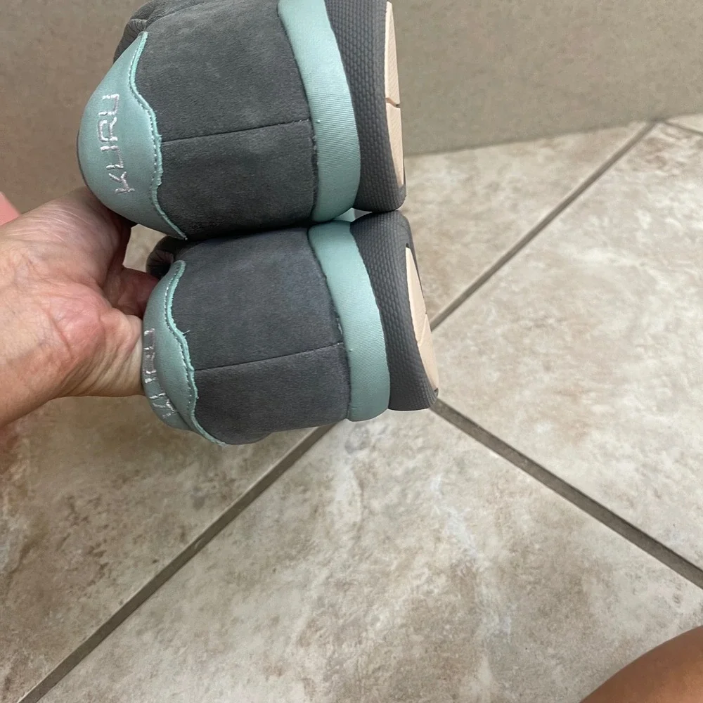 Kuru Savina gray Teal Comfort Lace Up Sneakers Women US 11‎ EU 42.5 UK 8.5